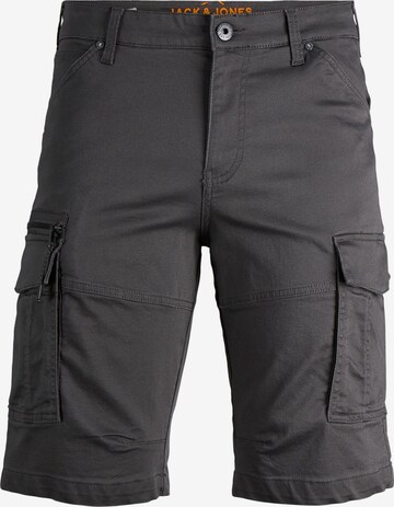 JACK & JONES Cargo Pants 'Dex' in Grey: front