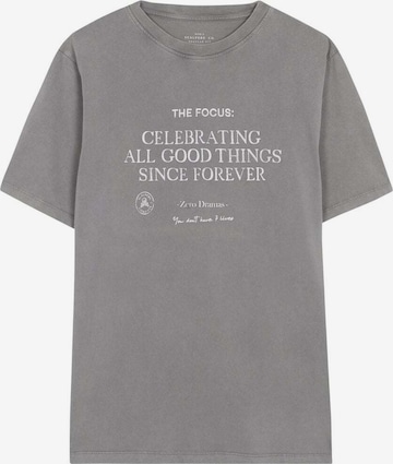 Scalpers Shirt 'Focus' in Grey: front