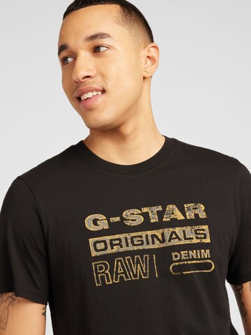 Maglietta di G-Star RAW in nero