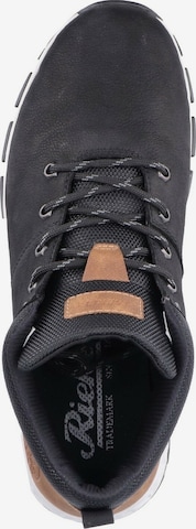 Rieker Lace-Up Boots in Black