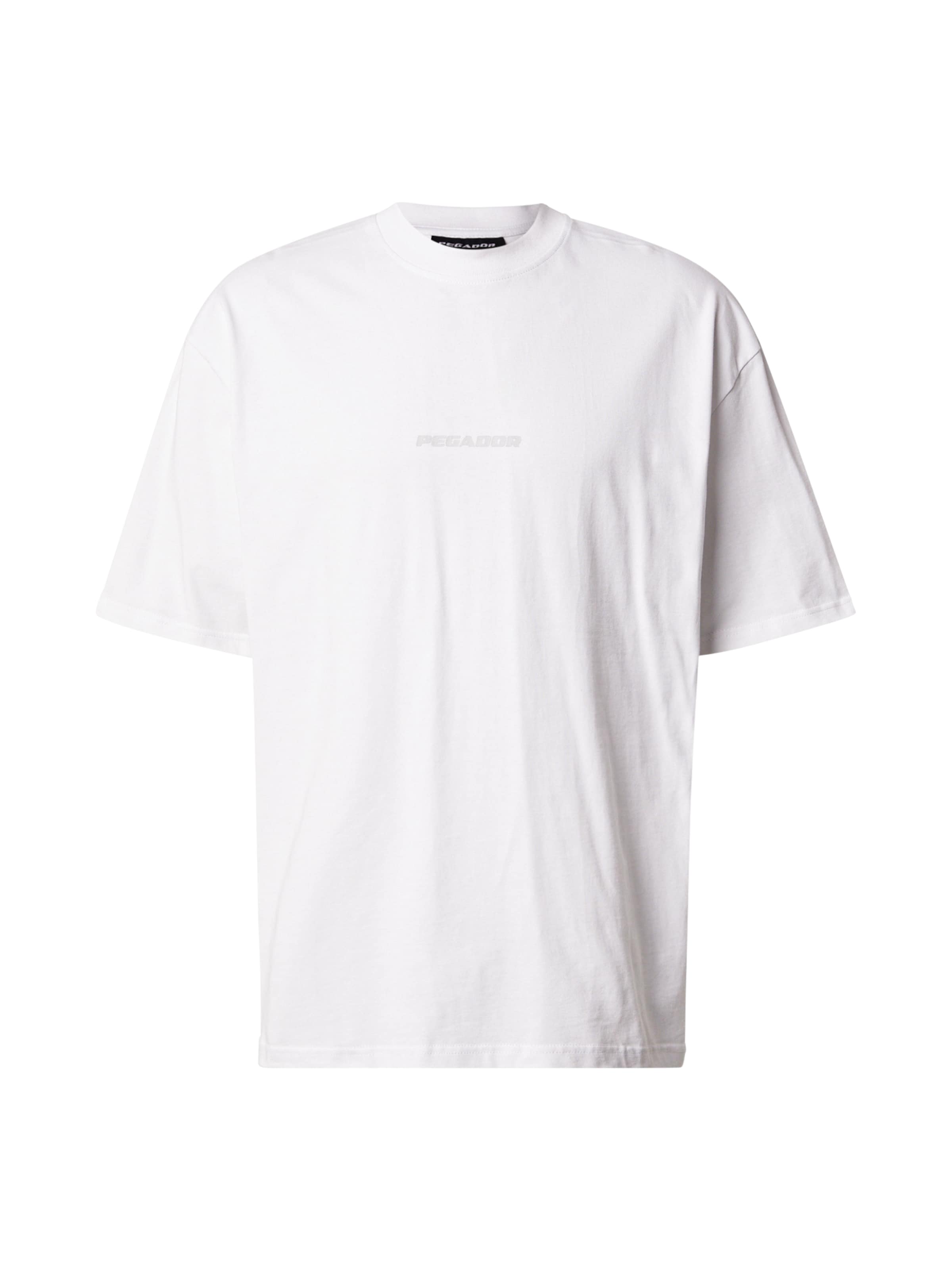 Pegador Тениска 'COLNE' в бяло: отпред