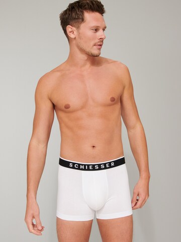 SCHIESSER Boxer shorts in White: front