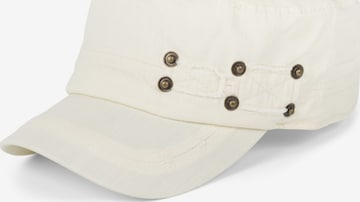styleBREAKER Cap 'Military Cap Destroyed Used Look' in Beige: front