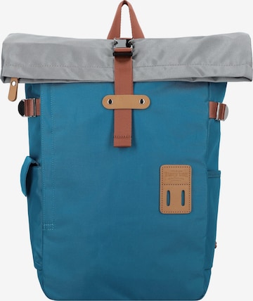 Zaino 'Norikura' di Harvest Label in blu: frontale