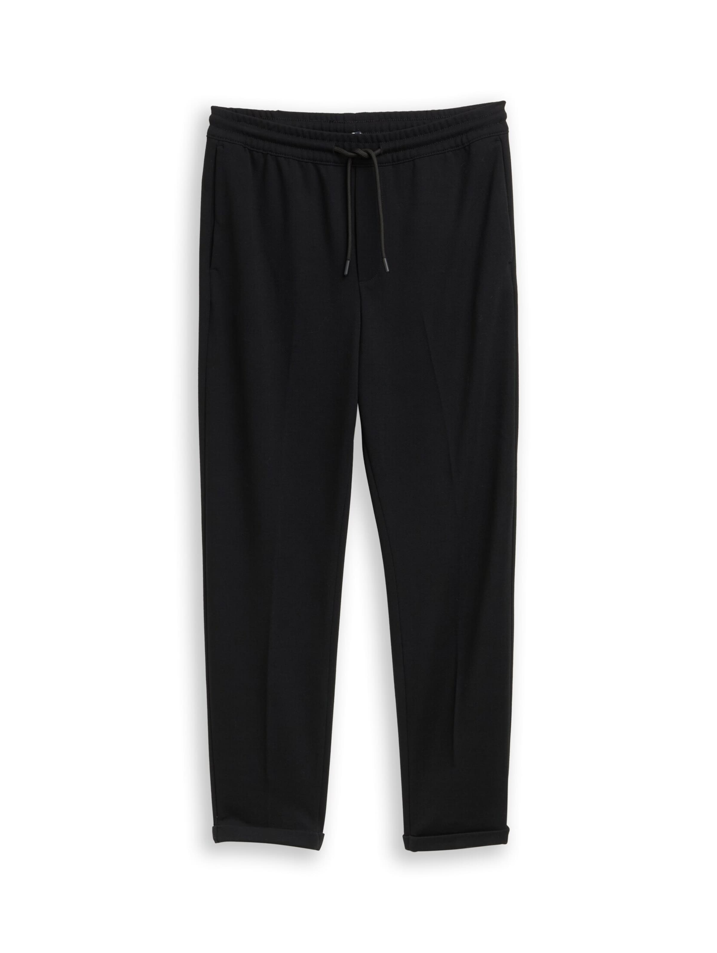 TOM TAILOR DENIM Pants in Black: front