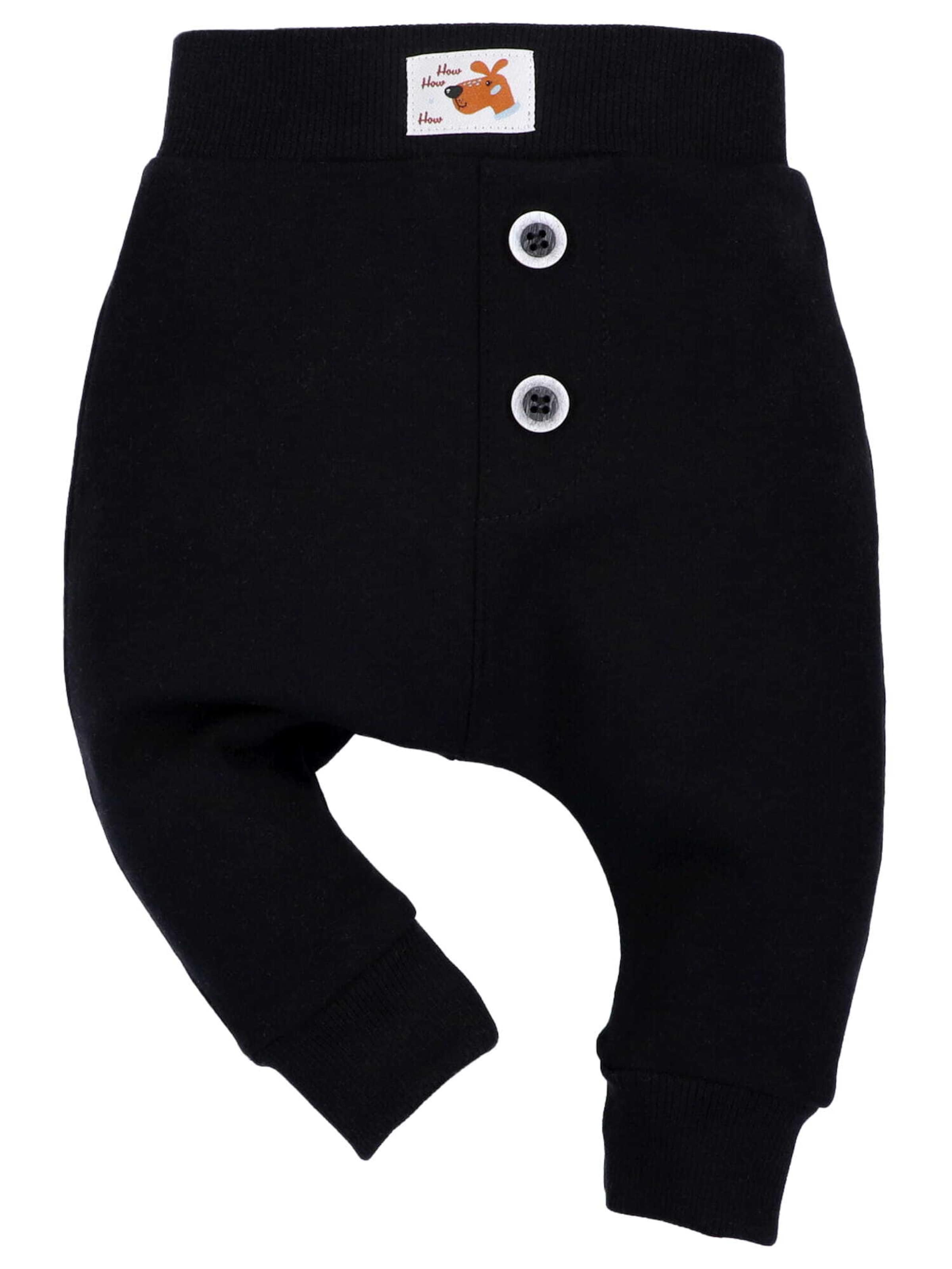 Pantalon 'Hund' NINI en noir : devant