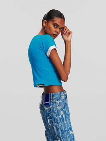 Maglietta di KARL LAGERFELD JEANS in blu