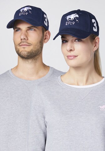 Polo Sylt Cap in Blue: front