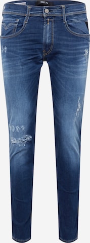 REPLAY Slimfit Jeans in Blau: predná strana