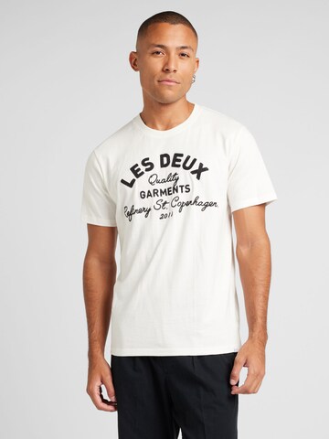 Les Deux - Camiseta 'Barry' en beige: frente