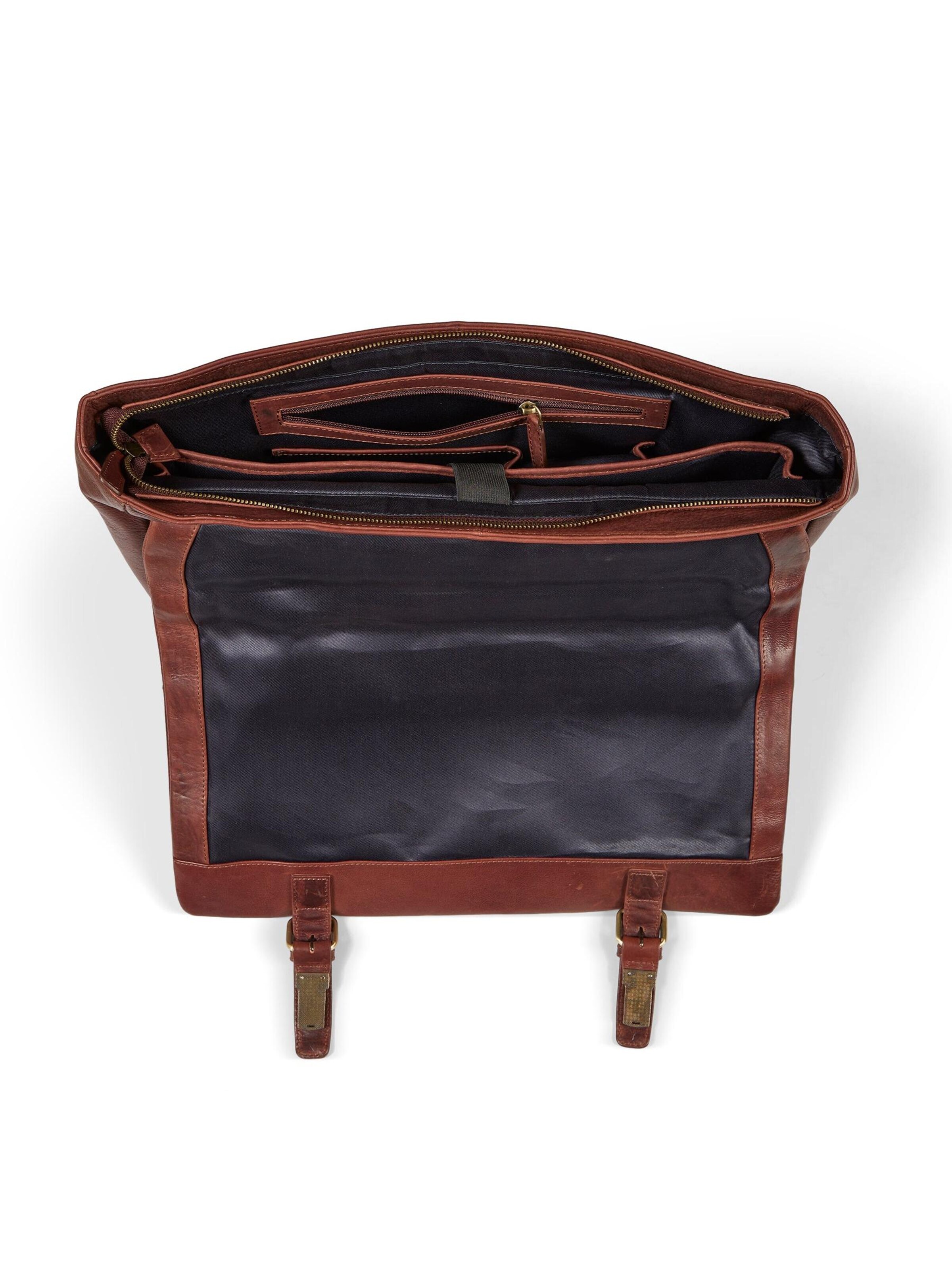Valigetta ventiquattrore 'Howard Briefcase Edmond Brown' di Howard London in marrone