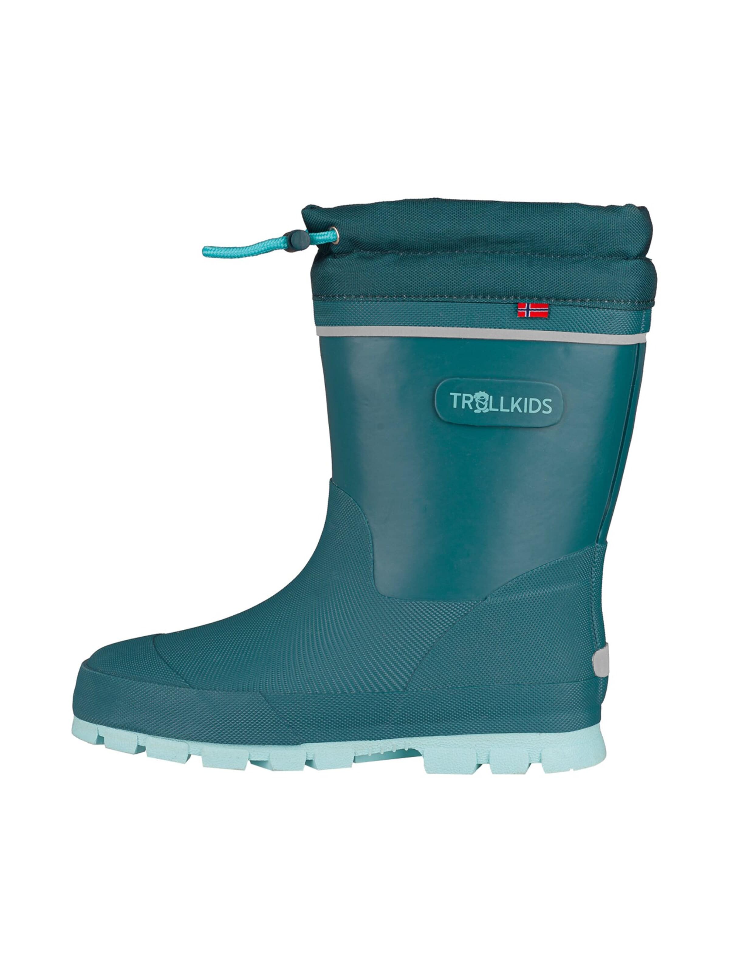TROLLKIDS Snow Boots in Blue: front