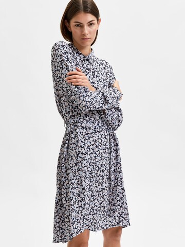 Robe-chemise 'Fiola' SELECTED FEMME en bleu