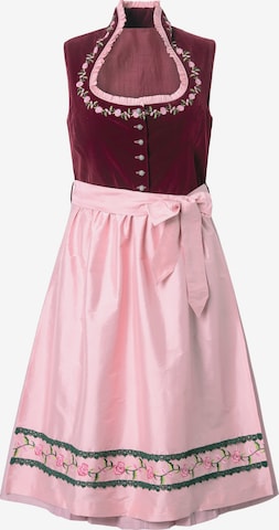 Dirndl Ulla Popken en rouge : devant