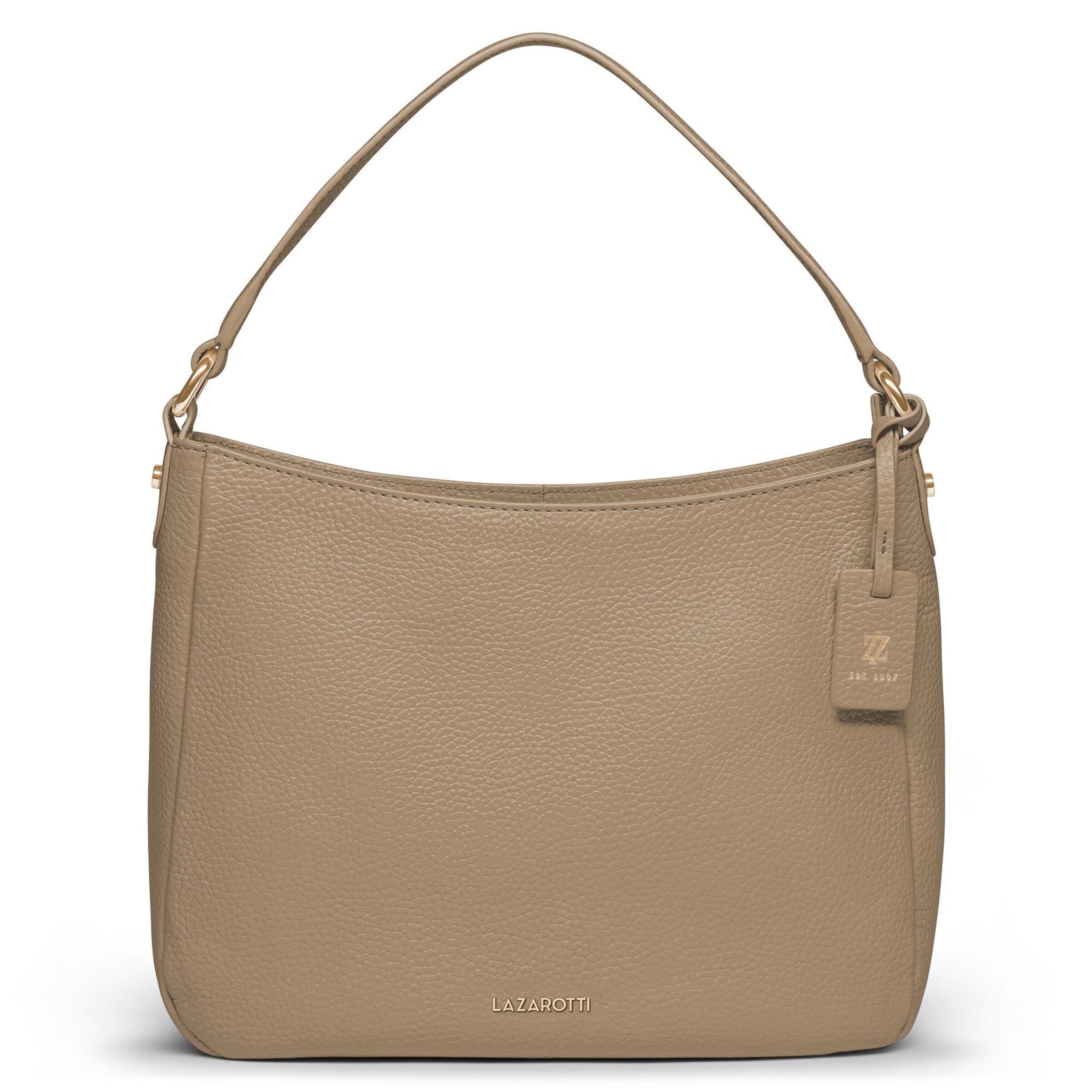 Lazarotti Schoudertas 'Bologna' in Beige: voorkant