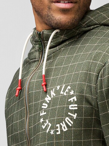 4funkyflavours Zip-Up Hoodie 'Tyrone' in Green