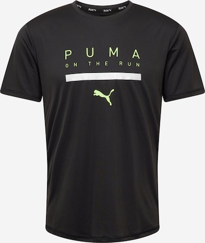 Tricou funcțional PUMA pe verde limetă / negru / alb, Vizualizare produs