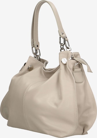 Borsa a spalla di Gave Lux in grigio: frontale