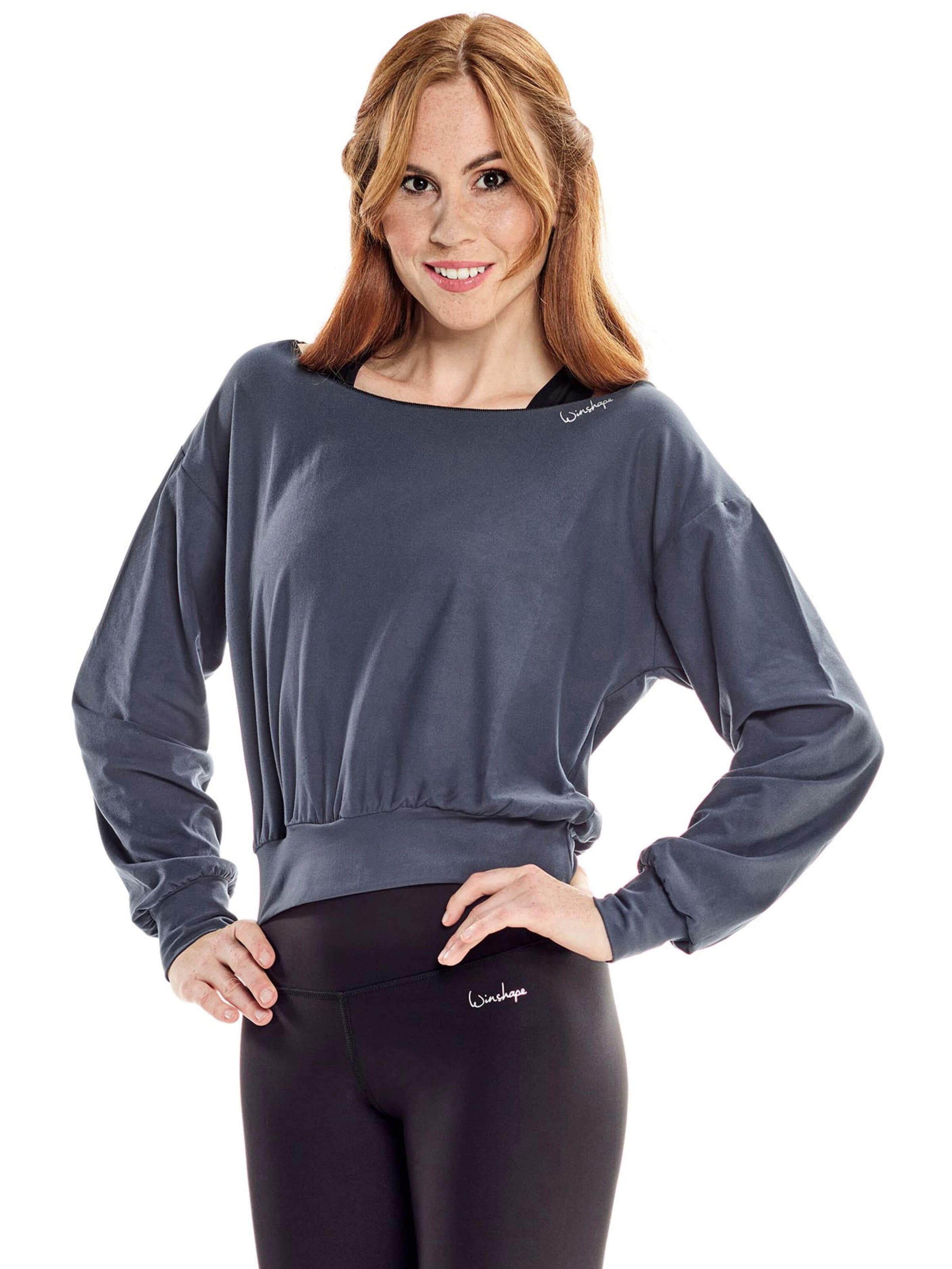 Winshape Функциональная футболка 'LS003LS' в Серый: спереди