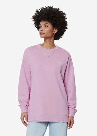 Sweat-shirt Marc O'Polo DENIM en rose : devant