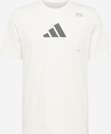 ADIDAS PERFORMANCE Koszulka funkcyjna w kolorze biały: przód