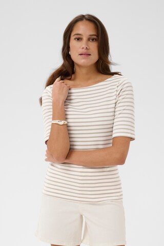 Kaffe - Camisa 'KALiddy' em branco: frente