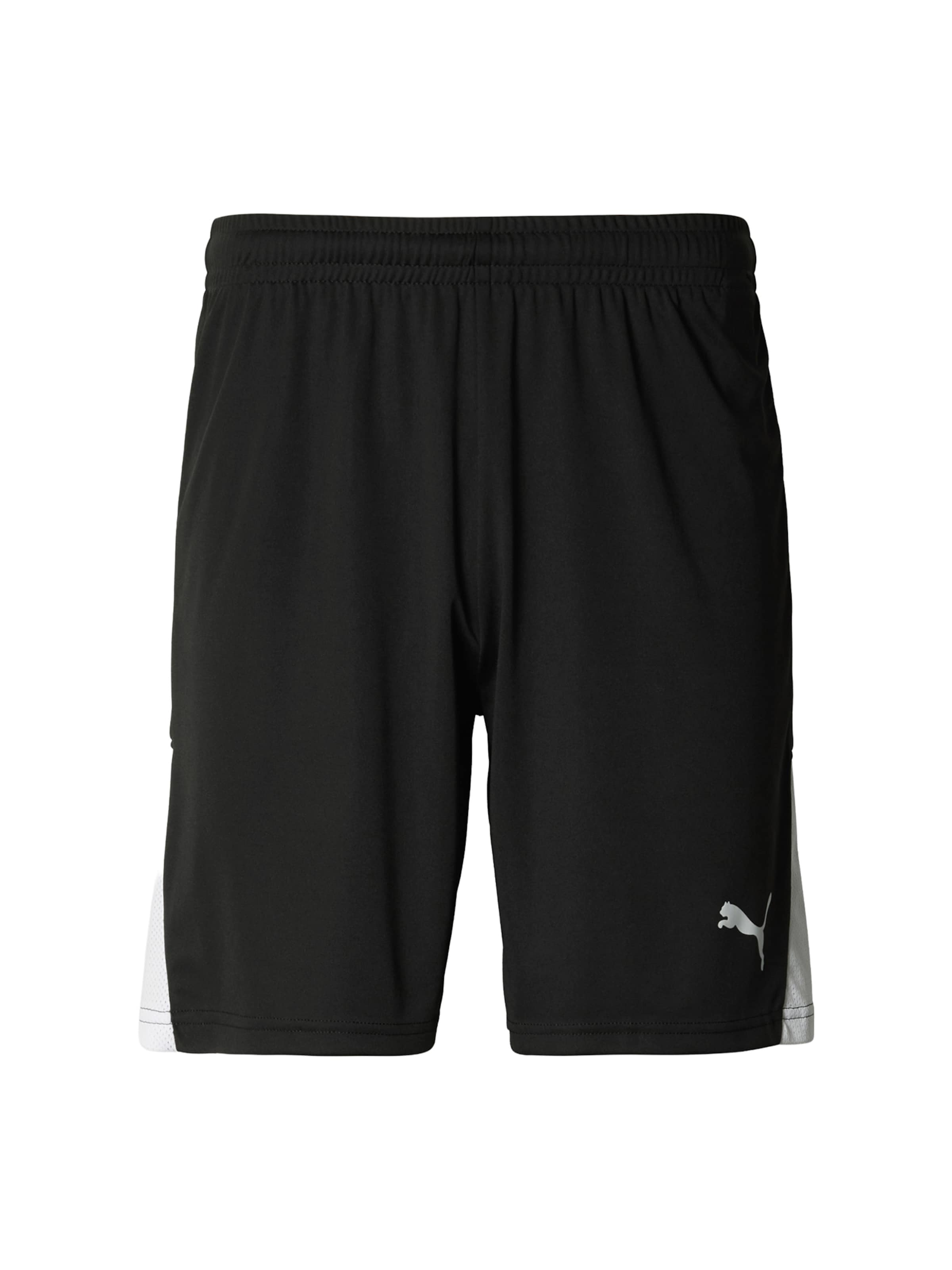 PUMA Sportbroek 'TeamLIGA26' in Zwart: voorkant