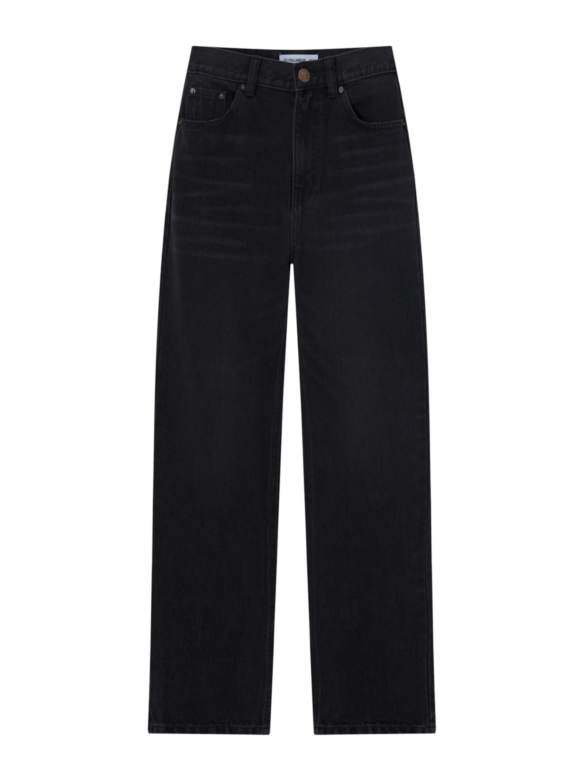 Pull&Bear Džíny – černá: přední strana