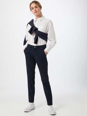 Effilé Pantalon SELECTED FEMME en bleu