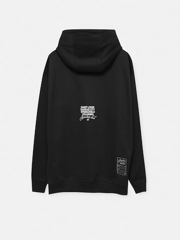 Pull&Bear Sweatshirt i svart
