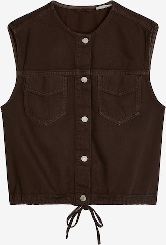 Gilet Marc O'Polo DENIM en marron : devant