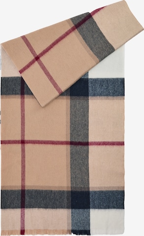 Écharpe Barbour en beige : devant