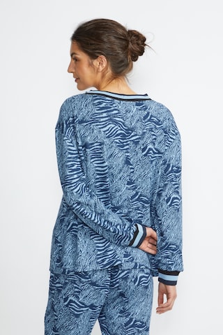 Cream Sweatshirt 'Mona' in Blau