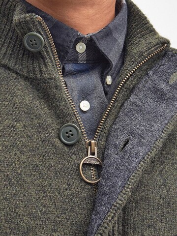 Barbour Knit cardigan in Green