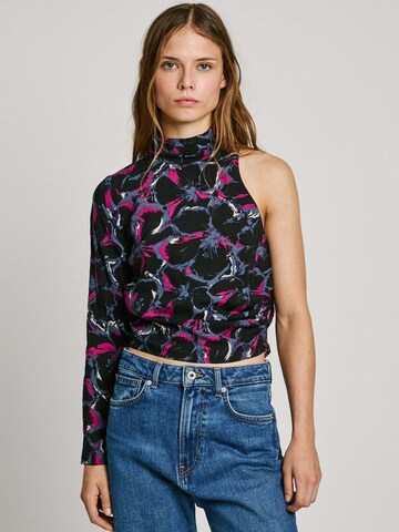 Pepe Jeans Shirt 'Aria' in Zwart: voorkant