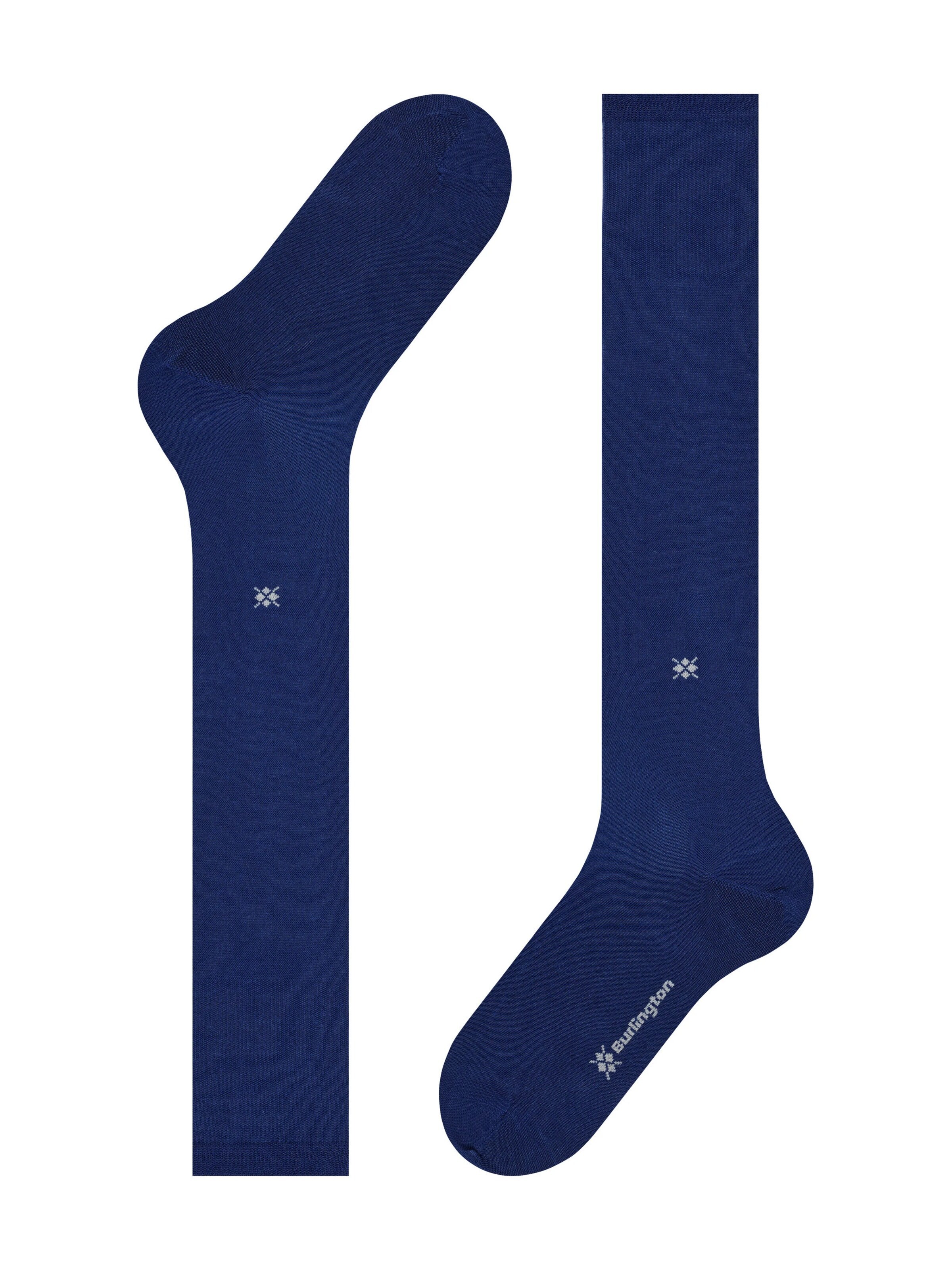 BURLINGTON Knee High Socks 'Dublin' in Blue