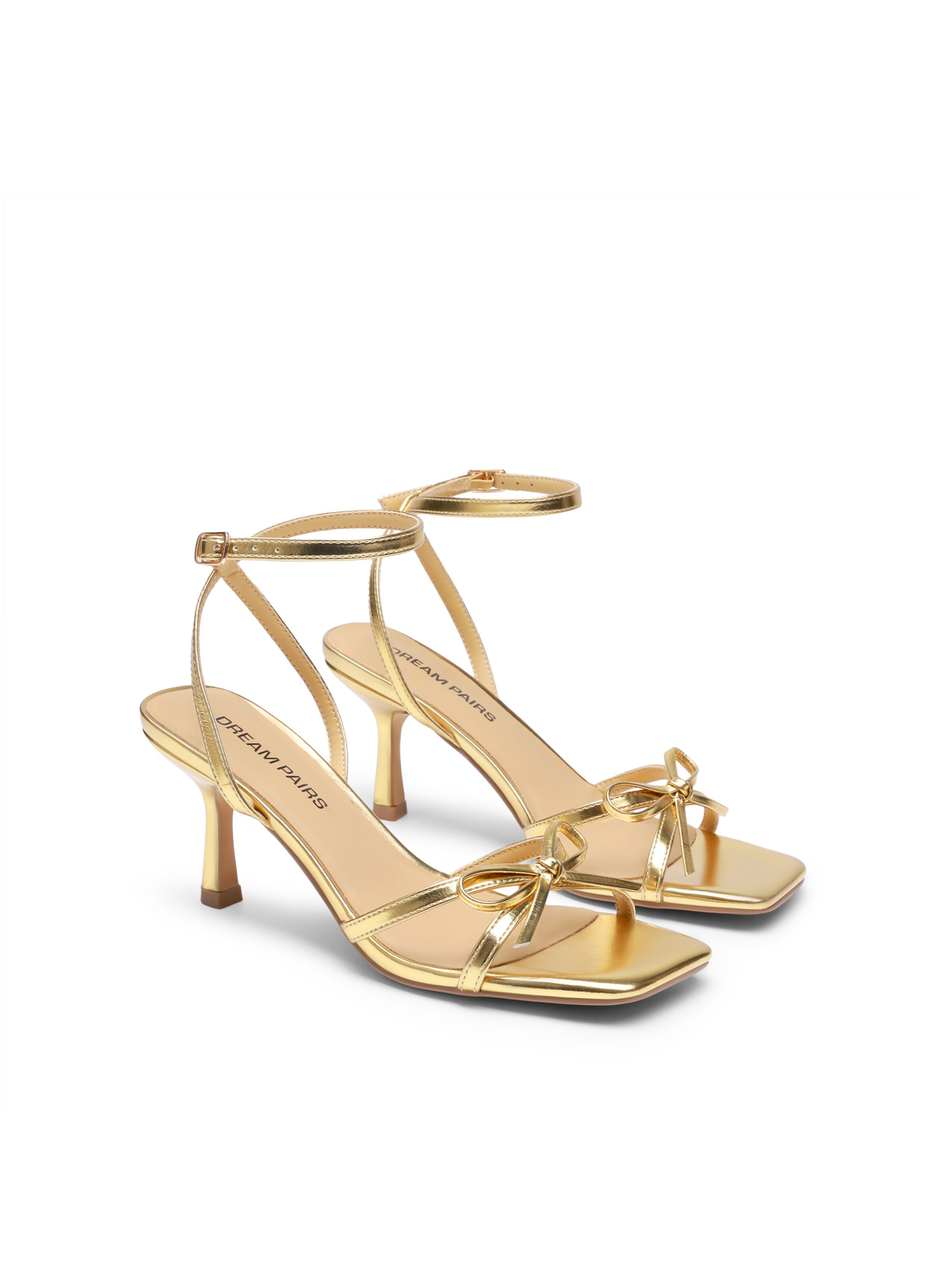 Dream Pairs Strap Sandals 'Sample Name' in Gold