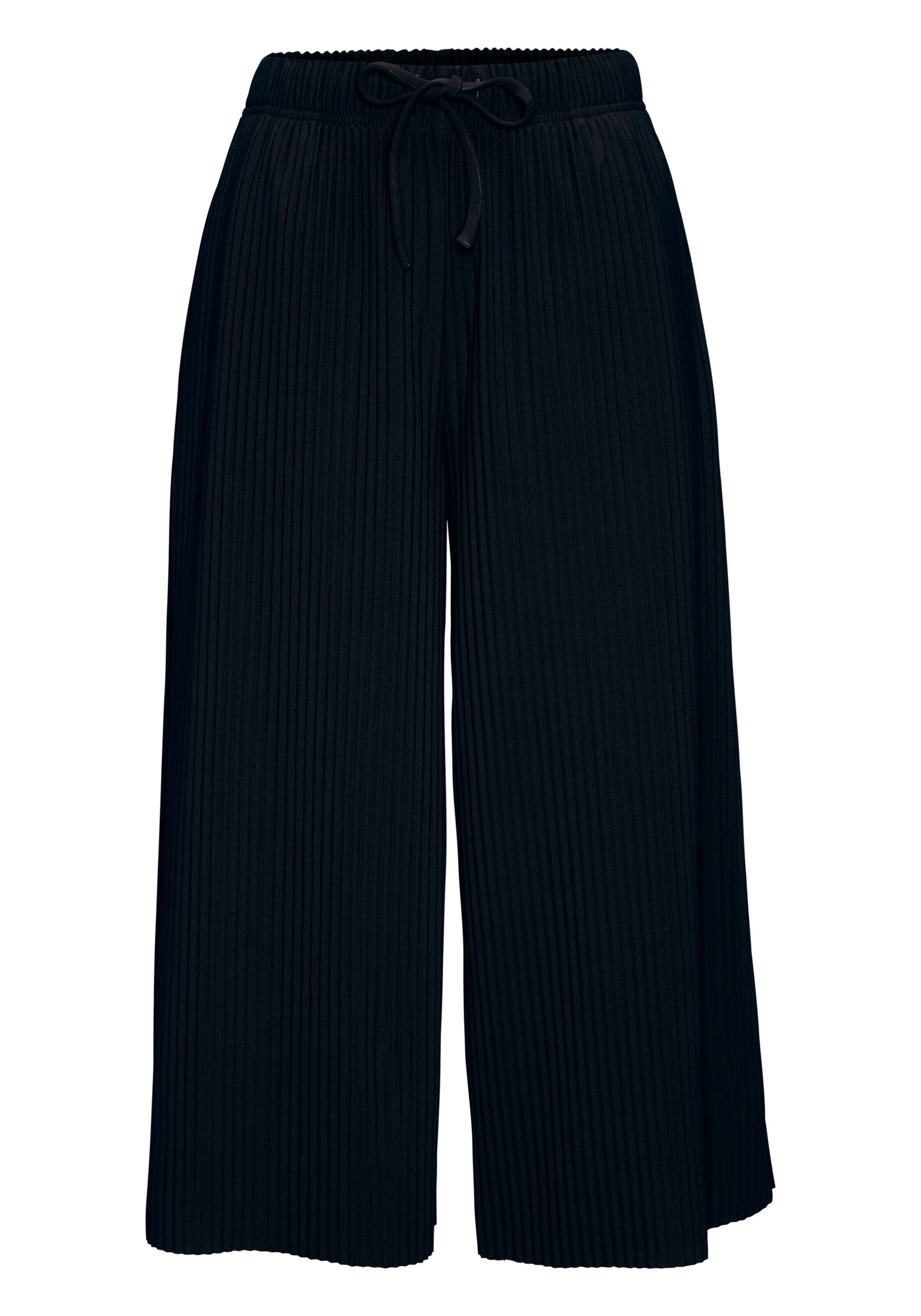 LASCANA - Pierna ancha Pantalón en negro: frente