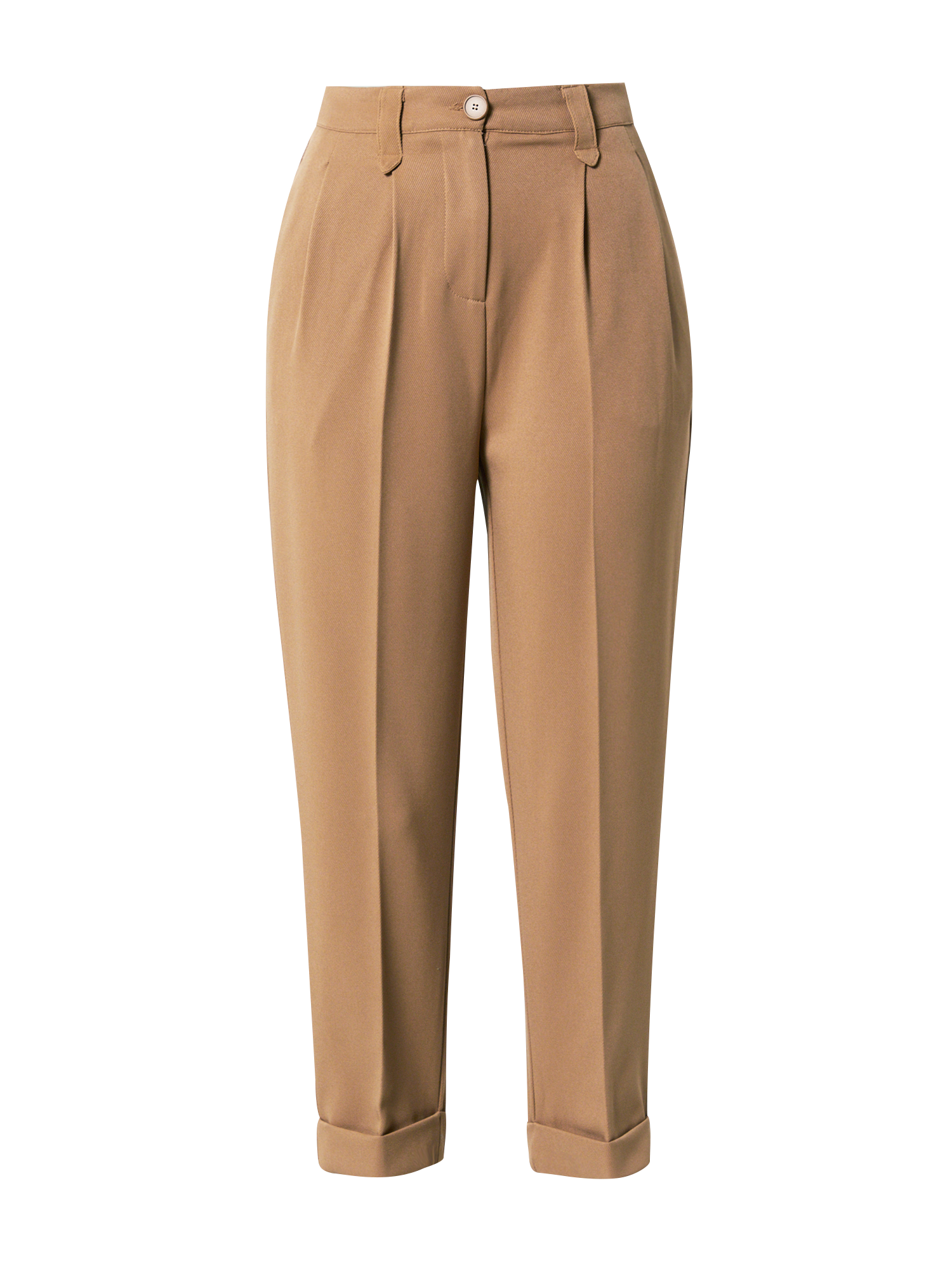 OXS4j Odzież OVS Spodnie w kant w kolorze Camelm 