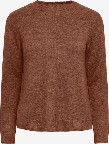 PIECES Sweater 'Juliana' in Brown: front