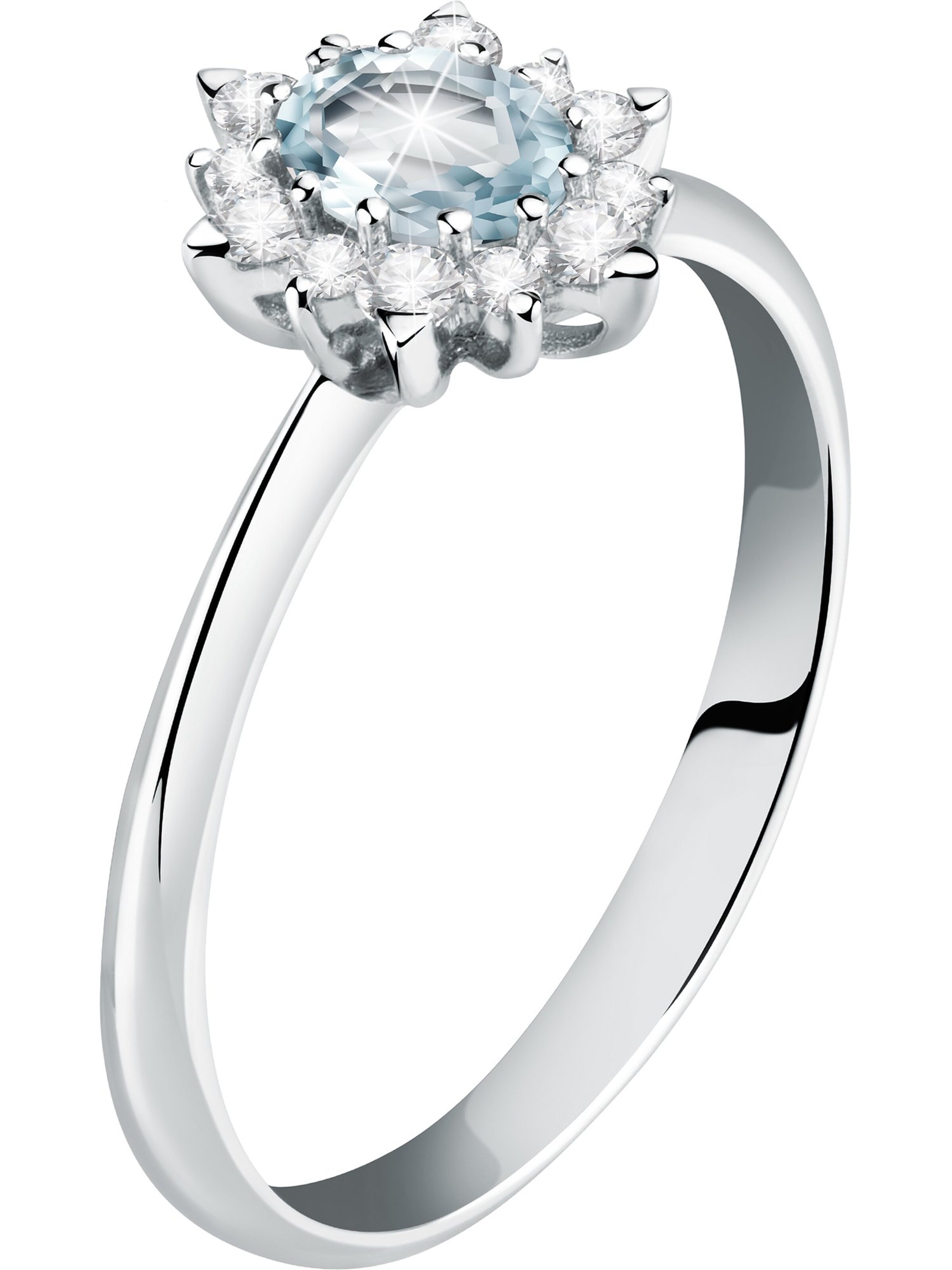 CHRIST Ring in White: front