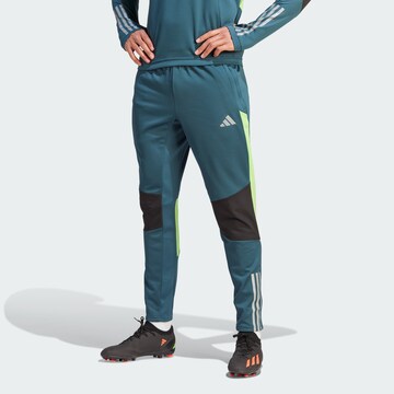 ADIDAS PERFORMANCE Tapered Sporthose 'Tiro 23 Competition' in Blau