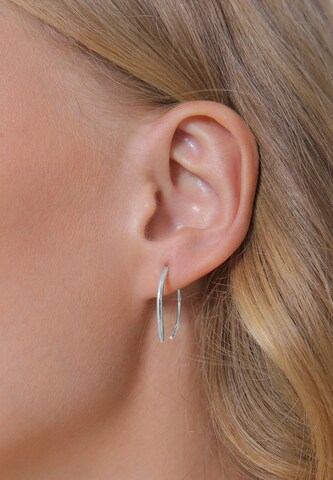 Boucles d'oreilles ELLI en argent : devant