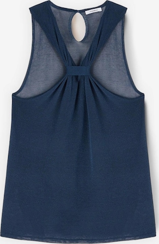 Pull-over MOTIVI en bleu : devant
