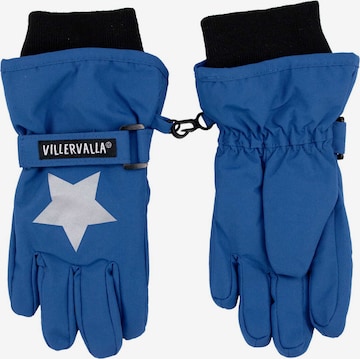 Villervalla Handschuhe 'Basic' in Blau: Vorderseite
