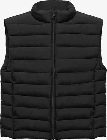 MANGO TEEN Vest in Black: front