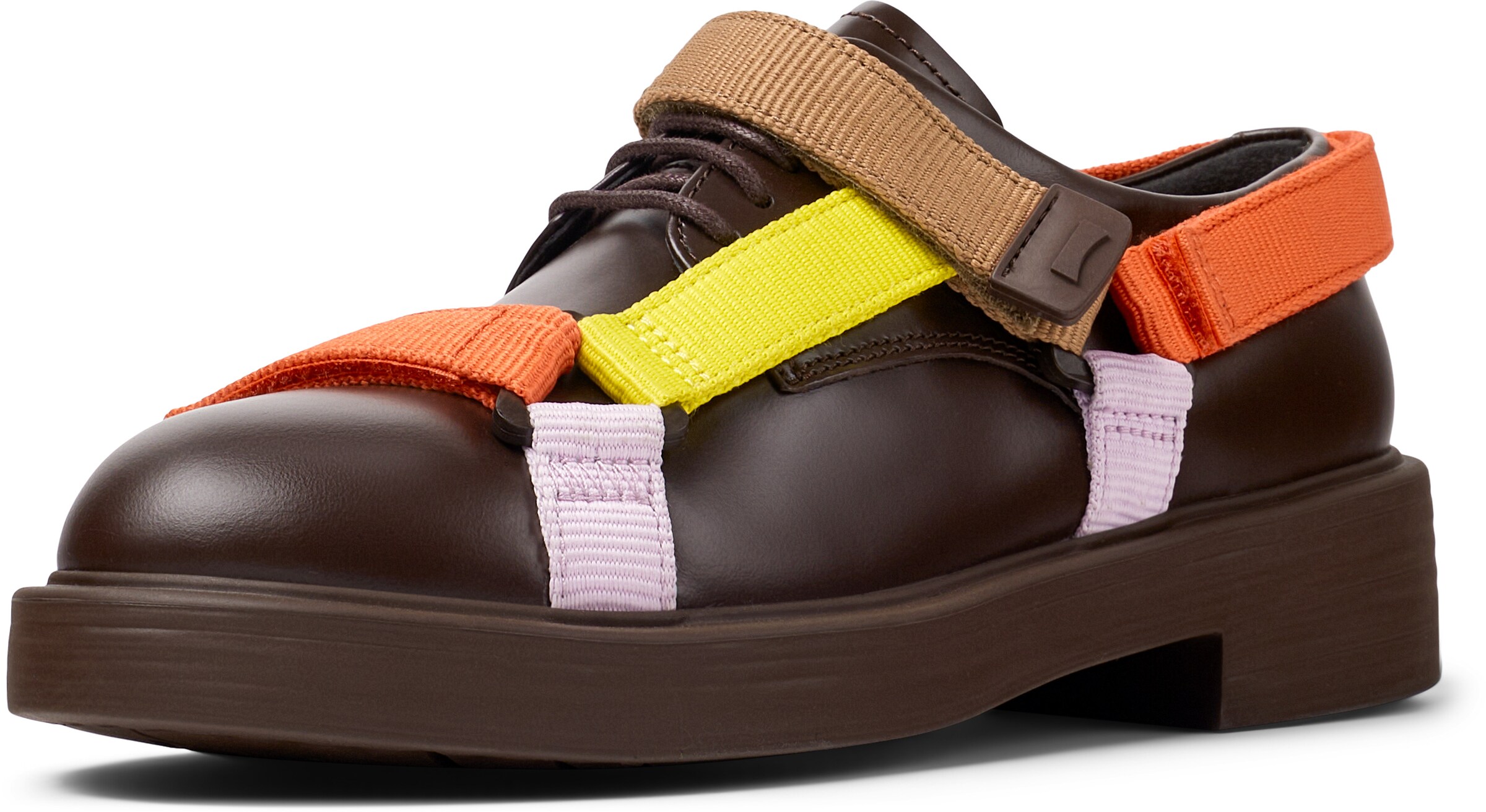 Scarpa stringata 'Dean' di CAMPER in marrone: frontale