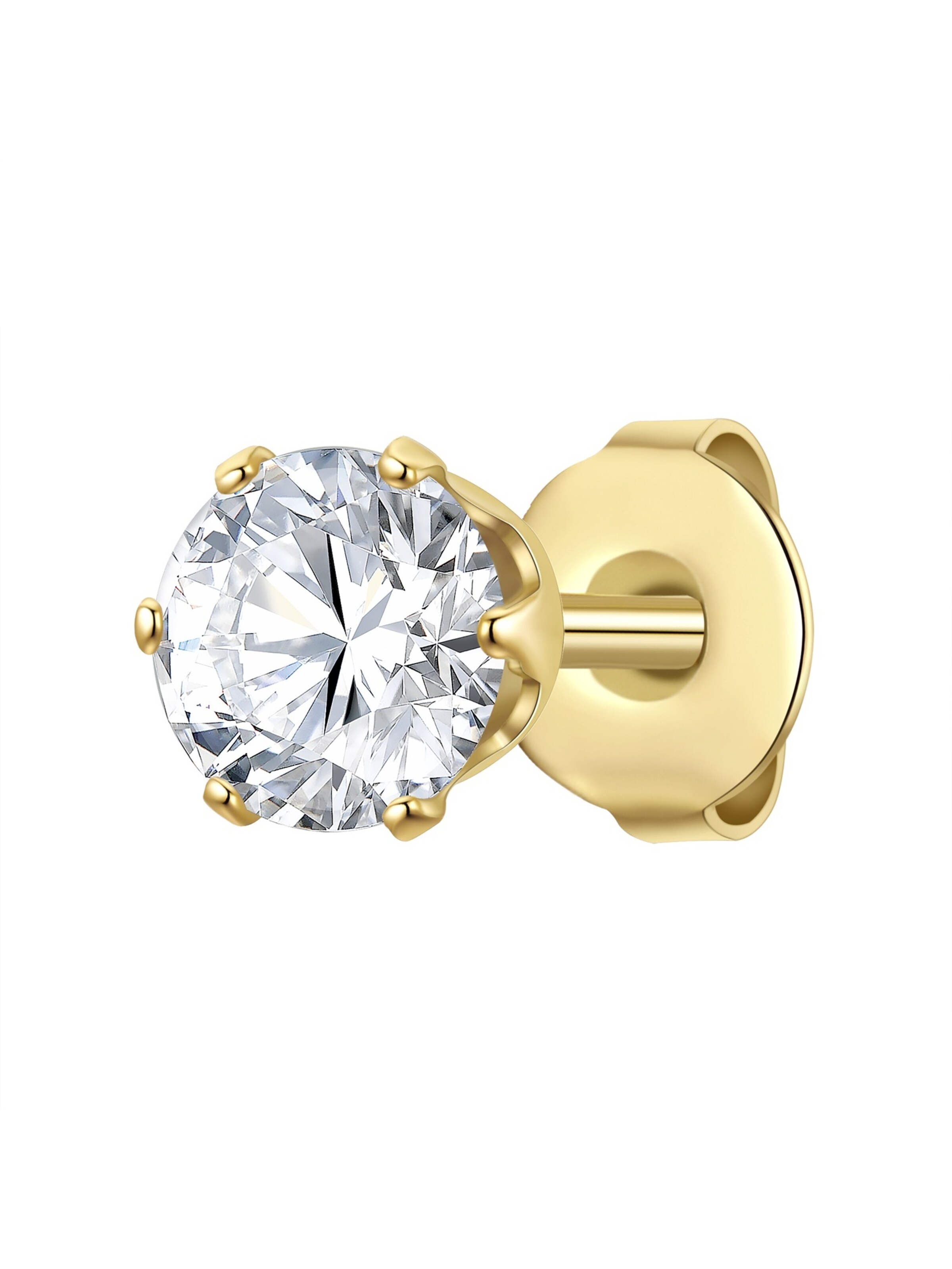 Boucles d'oreilles True Rebels en or : devant