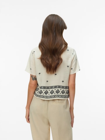 Chemisier 'VMKAI' VERO MODA en beige
