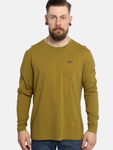 FORSBERG Sweatshirt 'Longsleeve mit Brusttasche' in Green